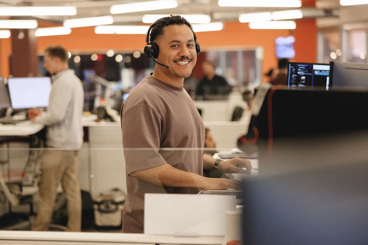 Smiling team member phoenix office