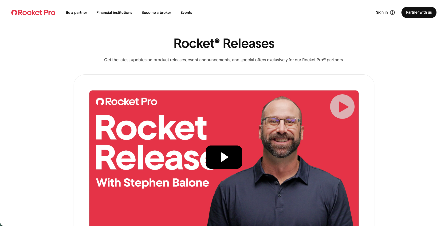 Rocket Releases - Rocket Pro